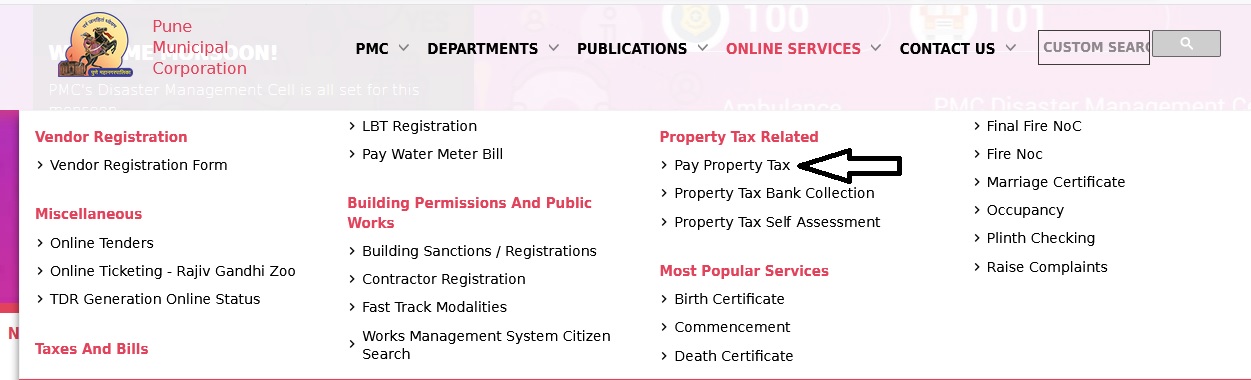 Pune Corporation : Pay Property Tax & Get Bill Online – Status Check