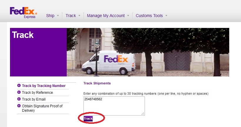 track by fedex reference number