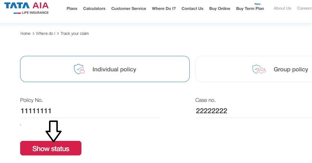 Tata AIA Life Insurance Track Your Claim Status Check Procedures 